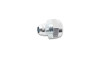 Vibrant Performance Male AN to Female Inverted Flare Adapter -6AN, 1/2 inch -20 Inverted Flare, Zinc Plated Steel