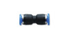 Vibrant Union Straight Pneumatic Vacuum Fitting for 3/8 inch OD Tubing – Secure Push Lock Connection