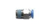 Vibrant Male Straight Pneumatic Vacuum Fitting (1/8in NPT) for 1/4in OD Tubing