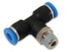 Vibrant Male Tee 1-Touch Fitting for 5/32 inch OD Tube (1/8 inch NPT) - Part #22630