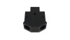 Vibrant Billet Aluminum Y-Block Fitting with 1/8in NPT Port -8AN x Dual -8AN ORB