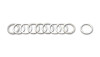 Vibrant -8AN Aluminum Crush Washers – Pack of 10 for Automotive Adapter Fittings