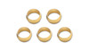 Vibrant Brass Olive Inserts 5/16 inch - Pack of 5 for Aluminum Hardline Tubing