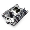 Edelbrock Performer RPM Pontiac Intake Manifold with Chrome Plasma Finish - Part #7156-CP
