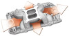 Edelbrock Part #7561 RPM Air-Gap Intake Manifold for Chevy 396-502 V8 Engines