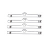 Edelbrock Chrome Valve Cover Hold-Down Kit Part #4404 for Small Block Chevy and Pontiac Firebird