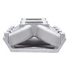 Edelbrock Intake Manifold Chrysler Gen II 426-572 Hemi Dual Quad Single Plane for Carburetors (Part #7524)
