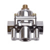 Edelbrock Fuel Pressure Regulator 1789 - Chrome Adjustable Low Pressure Carburetor Regulator