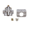 Edelbrock Fuel Pressure Regulator 1789 - Chrome Adjustable Low Pressure Carburetor Regulator