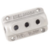 Edelbrock Part #1285 Vintage Cast Aluminum Fuel Block for Triple Carburetors