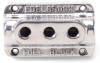 Edelbrock Part #12851 Vintage Polished Aluminum Fuel Block for Triple Carburetors