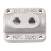 Edelbrock Vintage Cast Aluminum Fuel Block for Dual Carburetors Part #1280