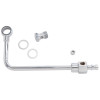 Edelbrock Part #8126 Chrome Steel Fuel Line for Edelbrock Carburetors with 3/8 Inch Barb Inlet