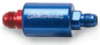 Edelbrock Part #8130 High-Flow Billet Aluminum Fuel Filter for Automotive Applications