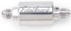 Edelbrock High Flow Fuel Filter Part #8129 - Billet Aluminum, 40 Micron, -6 AN Inlet/Outlet
