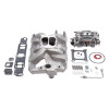 Edelbrock Part Number 2056 Performer RPM Single-Quad Intake Manifold and Carburetor Kit for 1965-1979 Pontiac 389-455 Engines