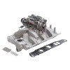 Edelbrock Part Number 2056 Performer RPM Single-Quad Intake Manifold and Carburetor Kit for 1965-1979 Pontiac 389-455 Engines