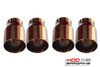 VRSF 90mm Chrome Black Tips for 2014+ BMW M3 & M4 F80/F82/F83 (S55-F80-TIPS)