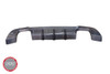 Carbon Fiber Rear Diffuser Quad for 2006-2013 BMW 3-Series Coupe w/MTech Bumper [E92/E93](BMDI9221)
