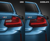 GoldenWrench Lite Tail Light Overlay Kit for BMW F22 2-Series | F87 M2 (Pre-LCI) - F87PRE-L
