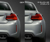 GoldenWrench BLACKLINE Tail Light Overlay Kit for BMW F22 2-Series | F87 M2 Comp (LCI) - F87LCI