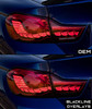 GoldenWrench BLACKLINE Tail Light Overlay Kit for BMW F82 M4 CS / GTS (LCI) - F82LED