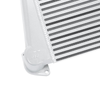 Mishimoto Subaru WRX 2008-2014 Top-Mount Intercooler Silver Cooler, Blue Hoses - MMTMIC-WRX-08SLBL