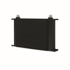 Mishimoto Universal 25-Row Oil Cooler, Black - MMOC-25BK
