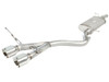 aFe Power MACH Force-Xp 2-1/2" 304 Stainless Steel Cat-Back Exhaust System for 2008-2008 VW R32 - 49-36408-P