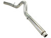 aFe Power Large Bore-HD 5" 409 Stainless Steel DPF-Back Exhaust System for Ford Diesel Trucks 08-10 V8-6.4L (td) - 49-43054