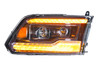 Morimoto XB LED Headlights: Dodge Ram (09-18) (Pair / Amber DRL) - LF520-A-ASM