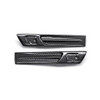 Seibon Carbon fiber fender duct logo for 2009-2010 Nissan GTR - FDL0910NSGTR