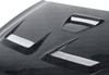 Seibon CW-style carbon fiber hood for 2004-2008 Acura TL - HD0408ACTL-CW
