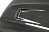 Seibon GT-style carbon fiber hood for 2012-2015 Mercedes Benz C63 - HD1112MBC63-GT