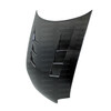 Seibon TS-style carbon fiber hood for 1992-1995 Honda Civic 2DR/3DR - HD9295HDCV2D-TS