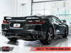 AWE Touring Edition Exhaust for C8 Corvette -- Chrome Silver Tips - 3015-42151