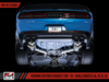 AWE Touring Edition Exhaust for 15+ Challenger 6.4 / 6.2 SC - Non-Resonated - Chrome Silver Quad Tips - 3020-42074