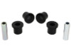 Whiteline Plus 97-05 Nissan Frontier D22 2WD Rear Spring Eye and Shackle Bushing