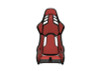 No Longer Available - Recaro Podium (Medium) CFK Carbon Fiber Right Hand Seat - Red Alcantara/Black Leather