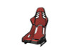 No Longer Available - Recaro Podium (Large) CFK Carbon Fiber Right Hand Seat - Red Alcantara/Black Leather