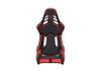 No Longer Available - Recaro Podium (Medium) CFK Carbon Fiber Right Hand Seat - Black Alcantara/Red Leather