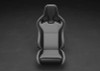 Recaro Cross Sportster ORV Passenger Seat - Black Naugahyde/Grey Vinyl
