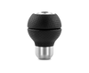 Momo Race Shift Knob - Black Airleather, Aluminum Insert