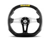 Momo Trek Steering Wheel 350 mm - Black AirLeather/Brshd Al Spokes
