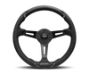 Momo Gotham Steering Wheel 350 mm - Black Leather/Black Spokes