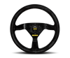 Momo MOD69 Steering Wheel 350 mm -  Black Suede/Black Spokes