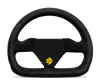 Momo MOD12 Steering Wheel 250 mm -  Black Suede/Black Spokes