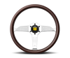 Momo Super Grand Prix Steering Wheel 350 mm - Mahogany Wood/Pol Spokes