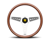 Momo California Wood Steering Wheel 360 mm - Mahogany Wood/Pol Spokes