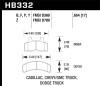 Hawk 1999-2000 Cadillac Escalade HPS 5.0 Front Brake Pads